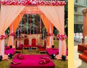 Traditional Baithak Mandap - Velora Villa Udaipur