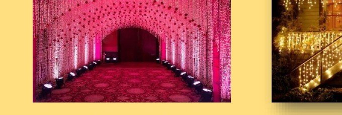 Pink Light Entry Tunnel - Velora Villa Udaipur