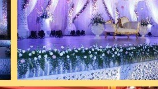 Draped Fabric Stage - Velora Villa Udaipur
